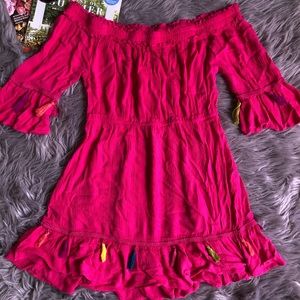 Off the shoulder dress